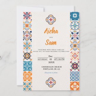 Mexican Style Wedding Invitation – Fully Editable