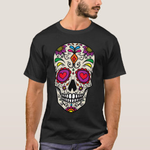Mexican Sugar Colour Skull Pattern Mexico For Men T-Shirt