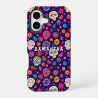 Mexican Sugar Skulls Pattern iPhone / iPad case