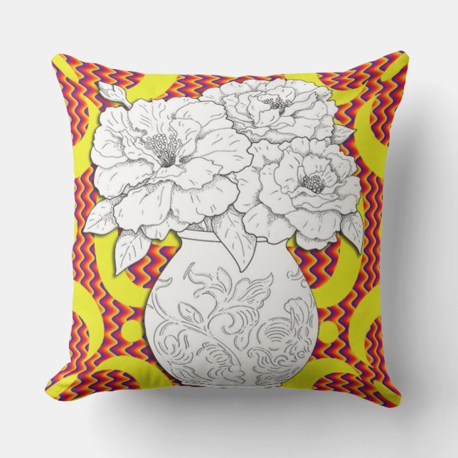 Mexican Summer Fiesta Outdoor Cushion (Front)