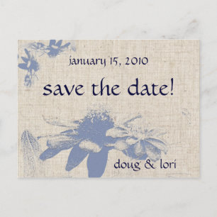 Mexican Sunflowers Save the Date! Postcard