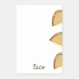 Mexican Taco Restaurant Food Post-it Notes
