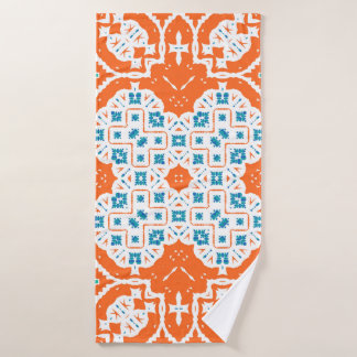 Mexican Talavera: Antique Ceramic Seamless Bath Towel