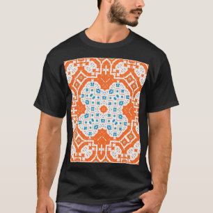 Mexican Talavera: Antique Ceramic Seamless T-Shirt