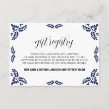 Mexican Talavera Black Floral Minimalist Wedding