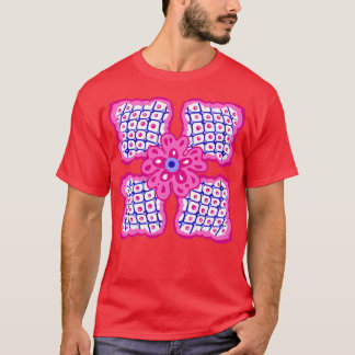 Mexican Talavera Ceramic Tile Pattern T-Shirt