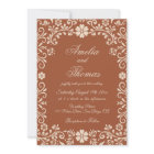 Mexican Talavera Floral Wedding  Invitation