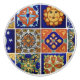 Mexican Talavera Tile Image On Round Drawer Pull