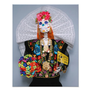 Mexican Tehuana Catrina Photo Print