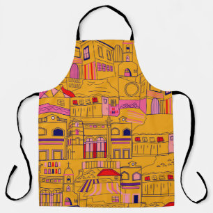 Mexican Textile Seamless Pattern Design Apron