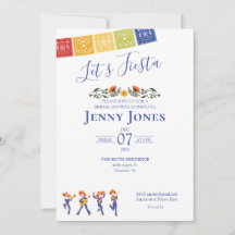 Mexican Themed Bridal Shower Invite