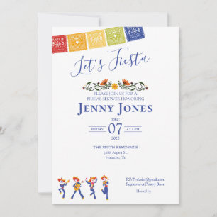 Mexican Themed Bridal Shower Invite