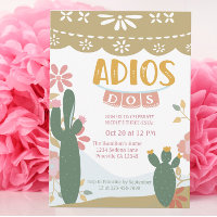 Mexican Three-Esta Adios Dos Birthday