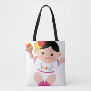 Mexican Tote, Baby Senorita Bag