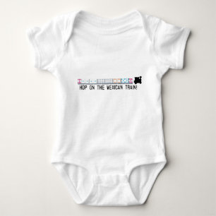 Mexican Train Baby Bodysuit