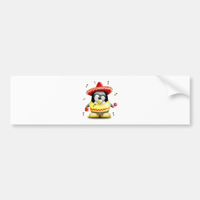 Mexican Tux Bumper Sticker (Front)