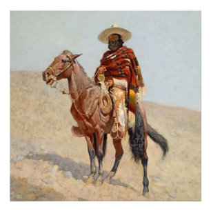 “Mexican Vaquero Horseman” by Frederick Remington Photo Print