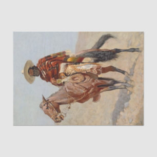 “Mexican Vaquero Horseman” by Frederick Remington Tissue Paper
