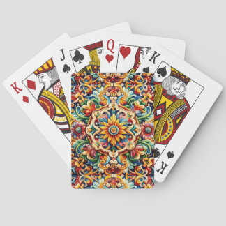 Mexican Villa Playing Cards