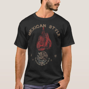 Mexican Vintage style boxing Great boxer 313 T-Shirt
