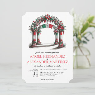 Mexican Wedding Celebration QR Code Invitation