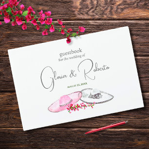 Mexican Wedding Hacienda Rustic Boho Guest Book