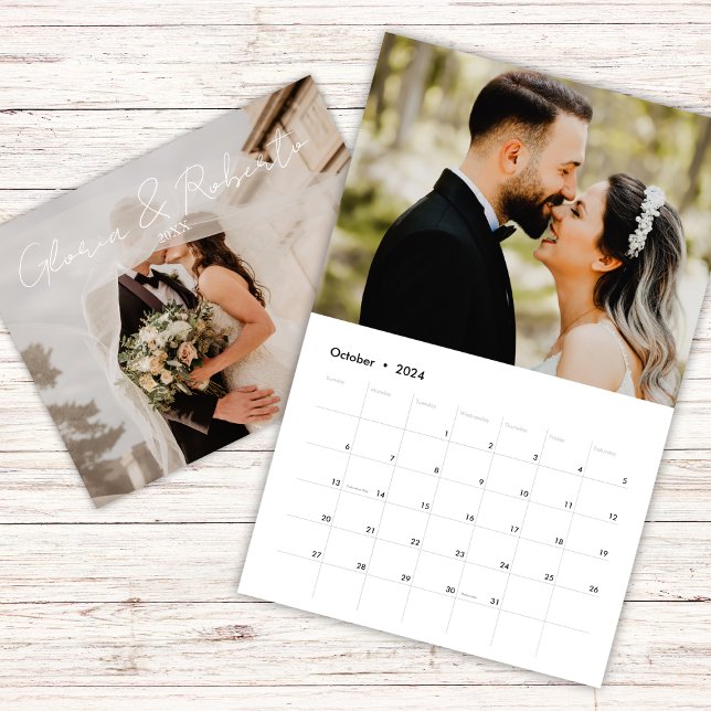 Mexican Wedding Script Photo New Year Calendar (Creator Uploaded)