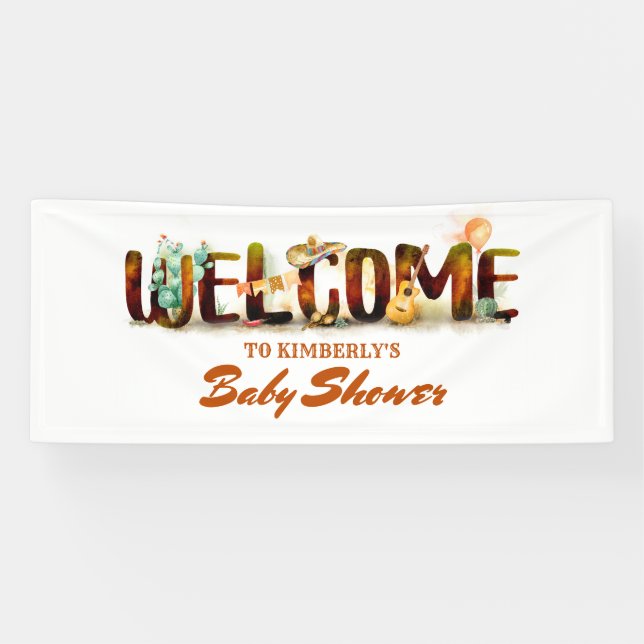 Mexican Welcome Sign For Any Occasion or Event (Horizontal)