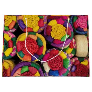 Mexican Wicker Boxes Large Gift Bag