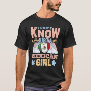Mexican Women And Girls Mexico Flag T-Shirt