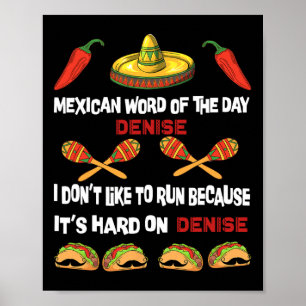Mexican Word Of The Day Tee Poster