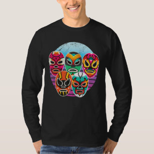 Mexican Wrestling Mask I Cool Mexican Wrestling T-Shirt