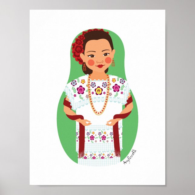 Mexican, Yucatan Matryoshka Poster (Front)