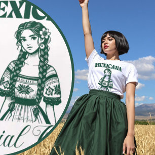 Mexicana Social Club Empowered Latina Bonita T-Shirt