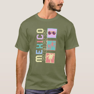 Mexico 2022 Vacation Mexican Family Matching Beach T-Shirt