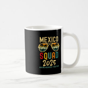 Mexico 2025 Squad Tropical Beach Family Vacation M Coffee Mug