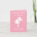 Mexico 21ST Birthday Pink Passport Invitation<br><div class="desc">A fun 21ST Birthday Gift Surprise! Do you need a fun way to give a trip as a gift! Send a passport with all the information. I've included two photos I took on a vacation I had so you can keep those photos or add your own. COLORS WILL BE PRINTED...</div>