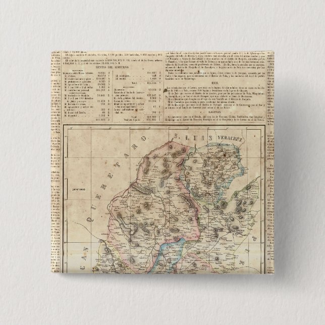 Mexico 2 15 cm square badge (Front)