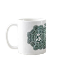 Mexico 5 Pesos Banknote, Aztec Calendar