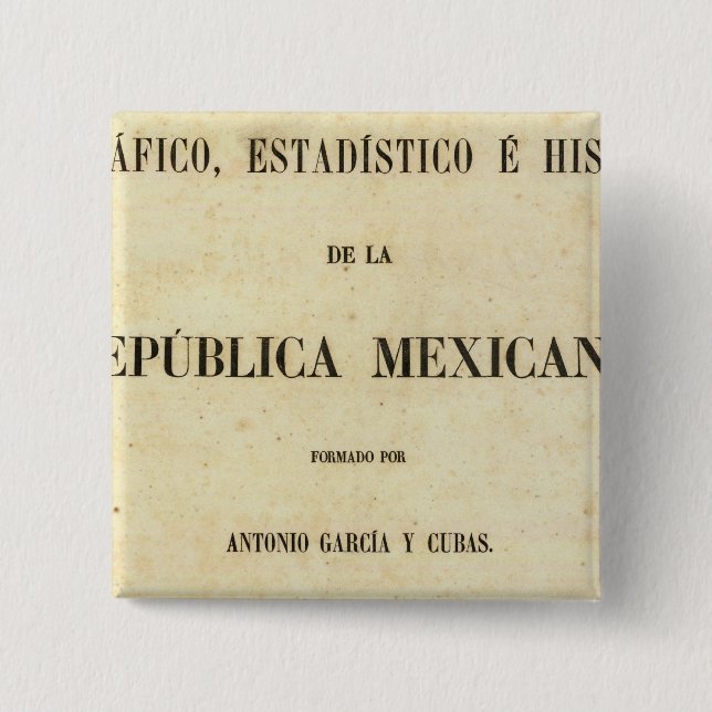 Mexico 7 15 cm square badge (Front)