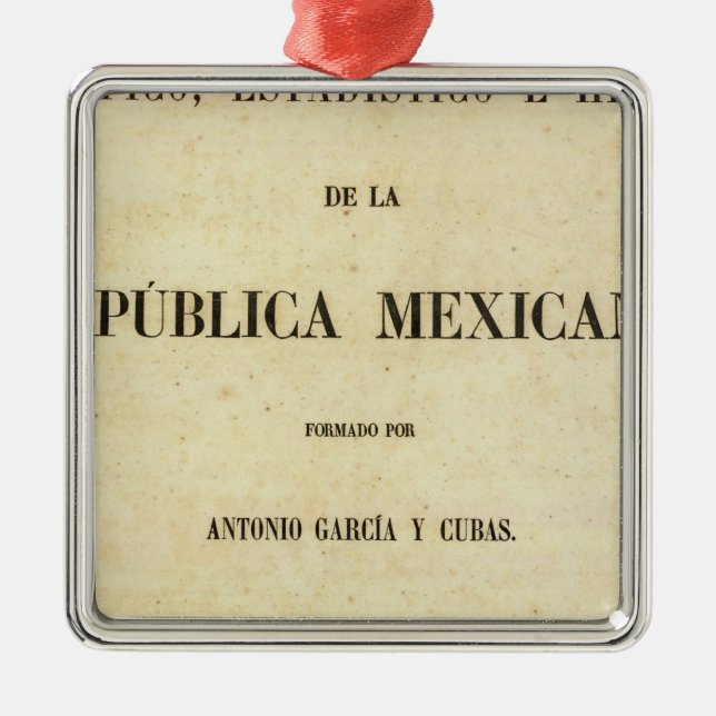 Mexico 7 metal tree decoration (Front)