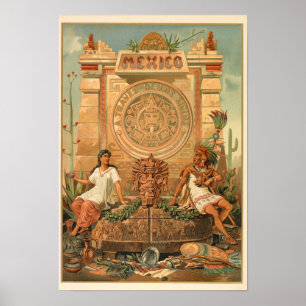 México a través de los siglos poster
