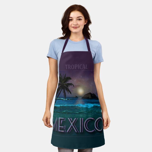 Mexico All-Over Print Apron (Worn)