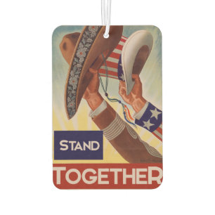 Mexico and America better together Car Air Freshener