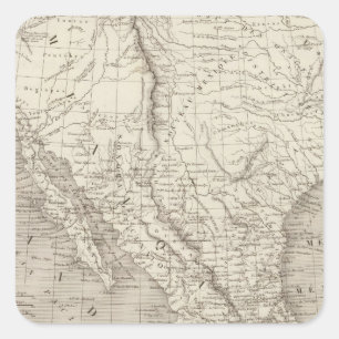 Mexico and Central America Square Sticker