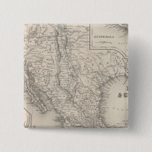 Mexico and Guatemala 15 Cm Square Badge