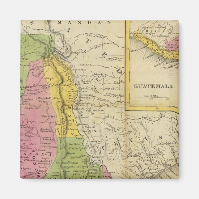 Mexico and Guatemala 2 Magnet (Front)