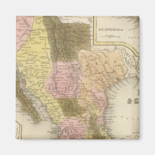 Mexico and Guatemala 5 Magnet