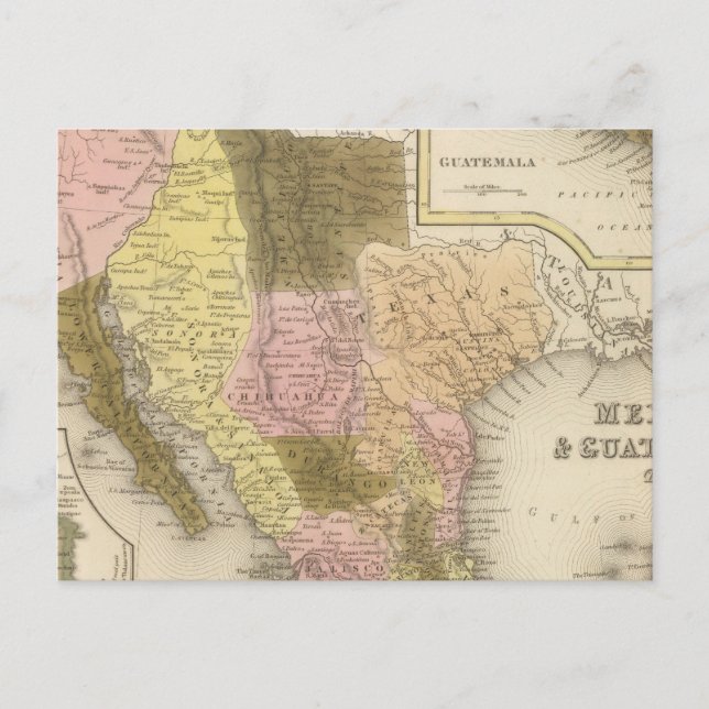 Mexico and Guatemala 5 Postcard (Front)