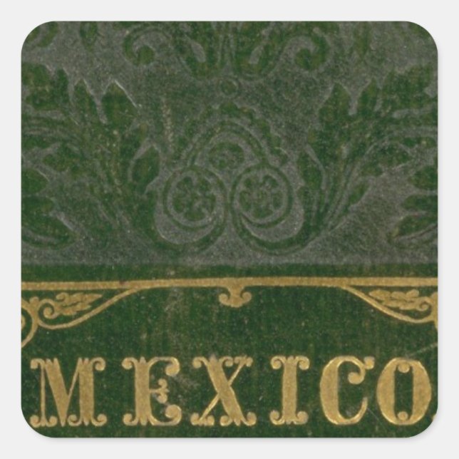 Mexico and Guatemala Square Sticker (Front)